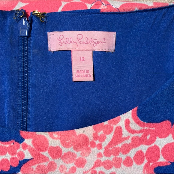 Lilly Pulitzer Sleeveless Octopus Print Romper Dress Size 12 RN 88189 - Picture 3 of 8